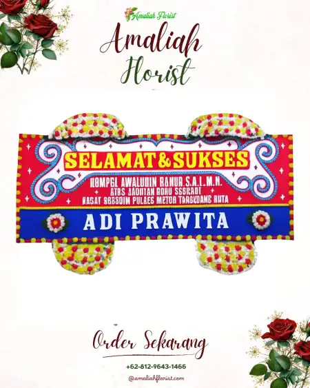 Papan Bunga Ucapan Selamat Kurima